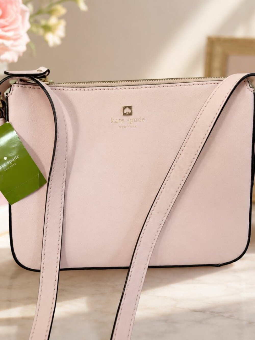 NWT Kate Spade New York Charlotte Street Irini Crossbody Ballet Slipper Pink